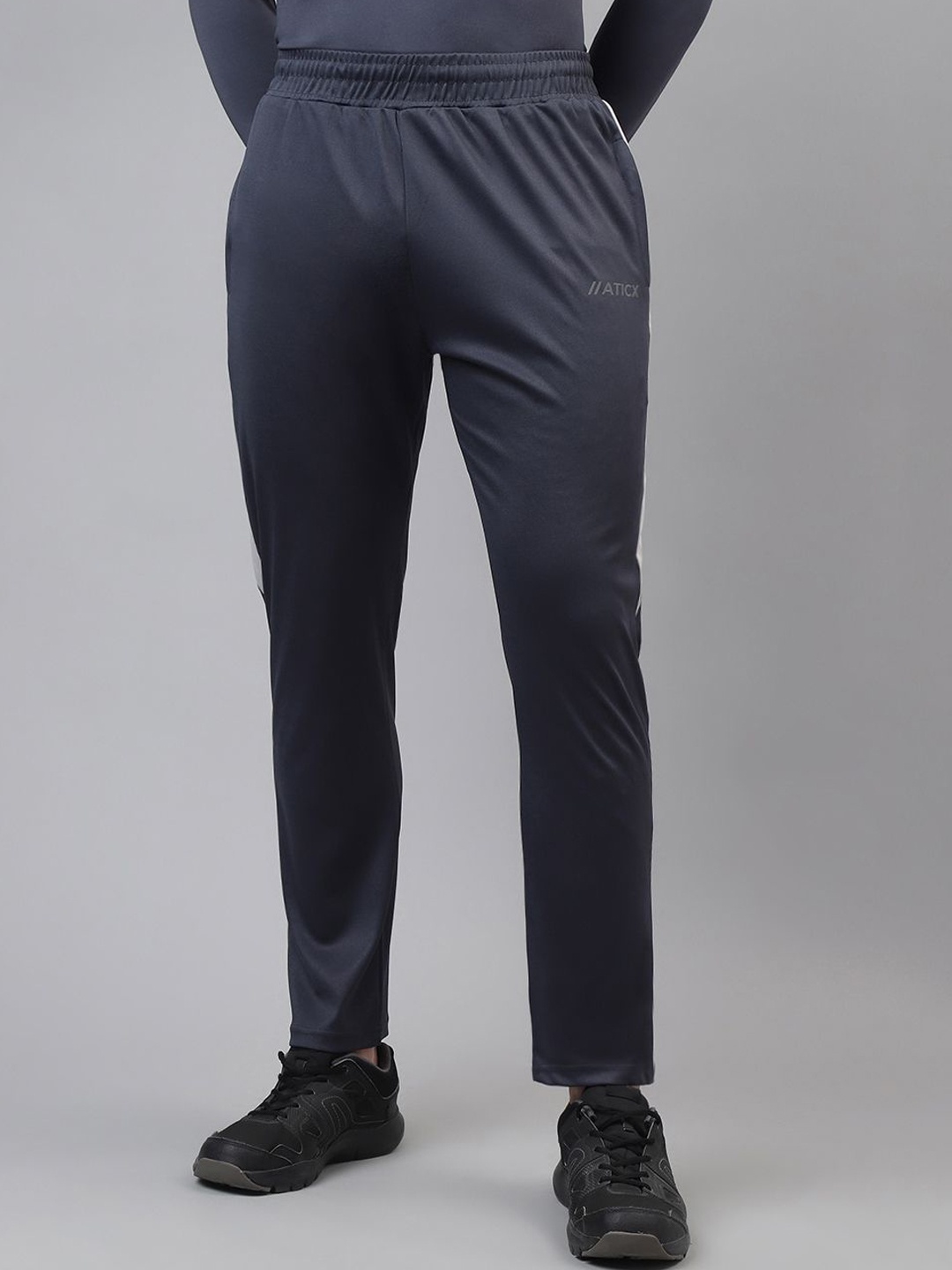 

ATICX Men Slim Fit Track Pants, Grey