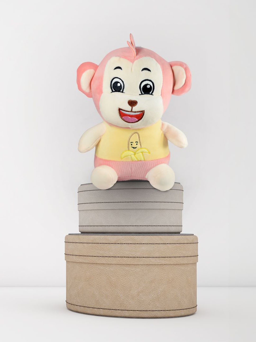 

Ultra Kids Smiling Cuddly Fruit Monkey Soft Toys, White