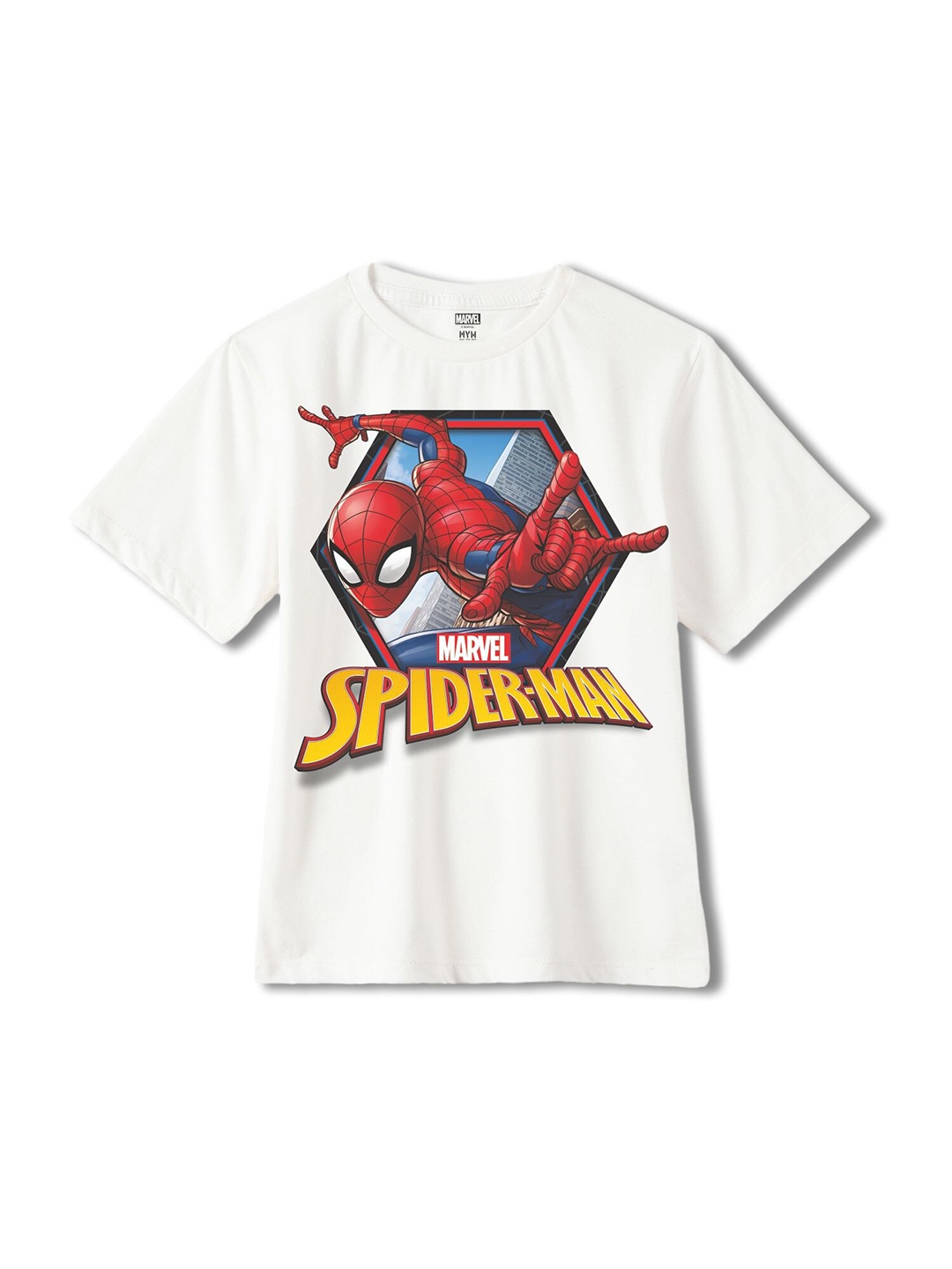 

Wear Your Mind Boys Printed Cotton Round Neck T-shirt, White
