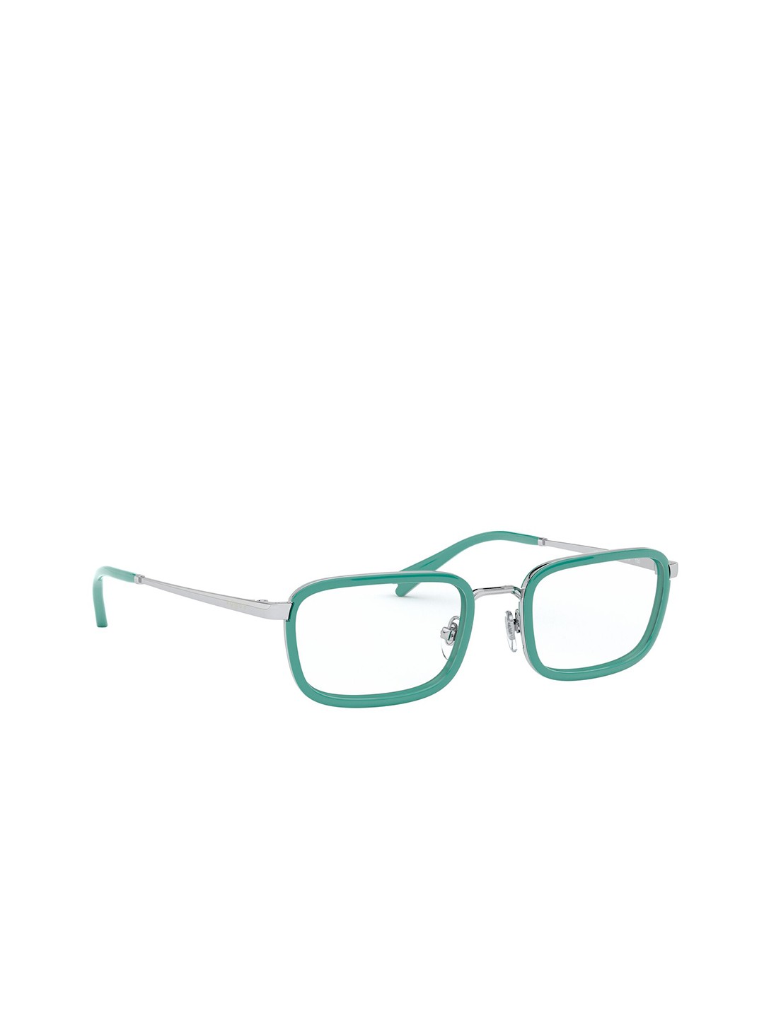 

vogue Women Full Rim Rectangle Frames, Green