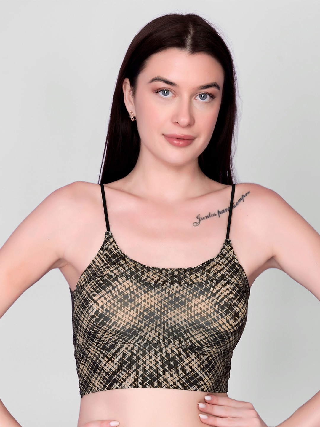 

Spiaty Bra Full Coverage Camisole GBra018_Y, Yellow