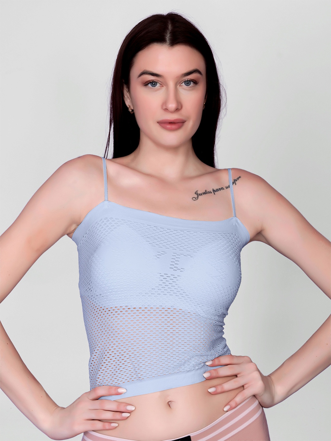 

Spiaty Camisole Bra Full Coverage Lightly Padded GBra019_LBL, Blue