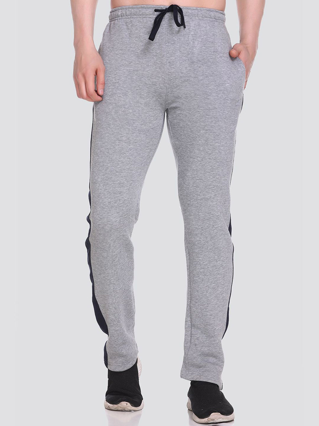 

Tuckinn Men Mid Rise Track Pants, Grey