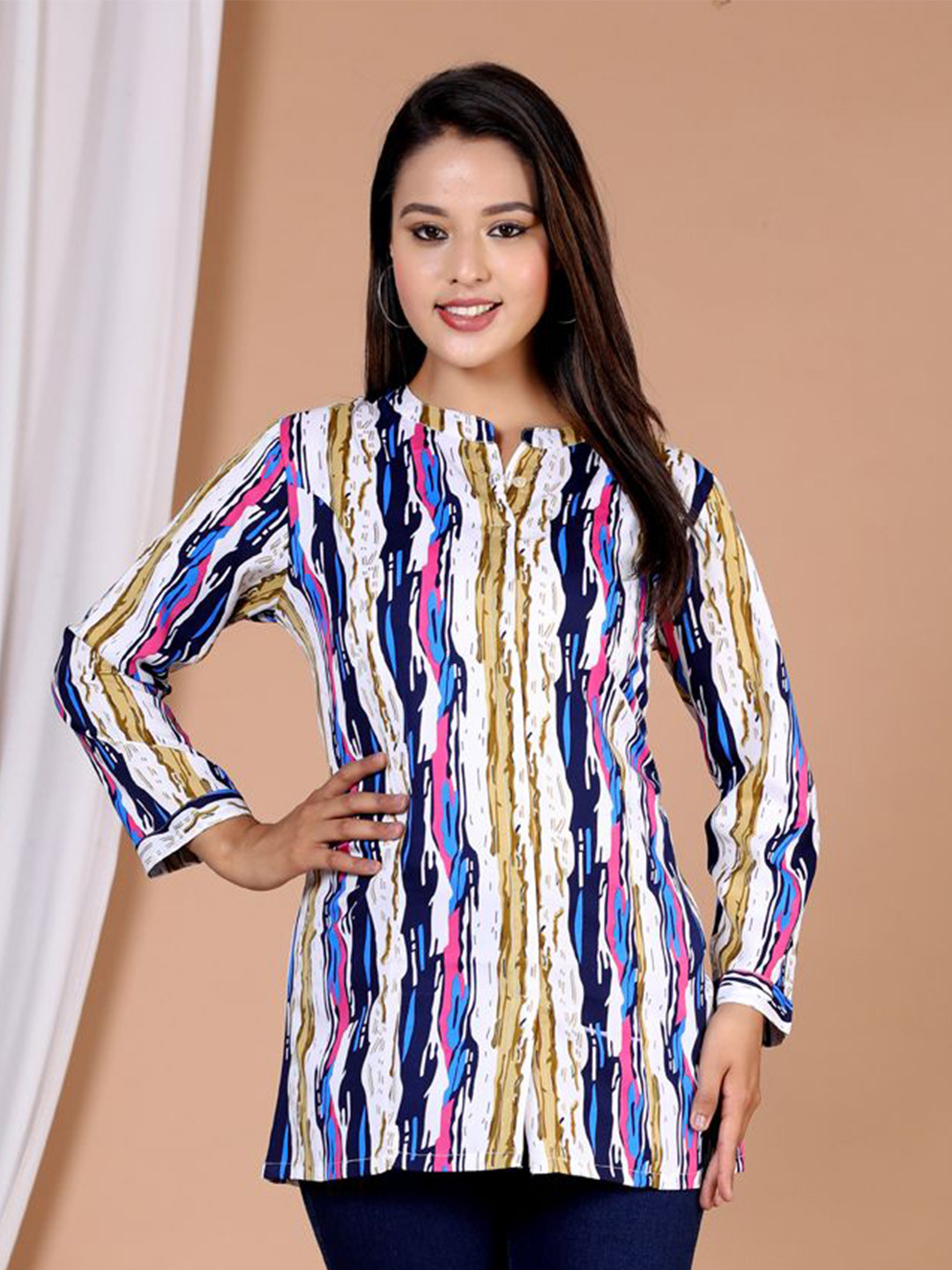 

HERE&NOW Women Comfort Animal Opaque Printed Casual Shirt, Multi