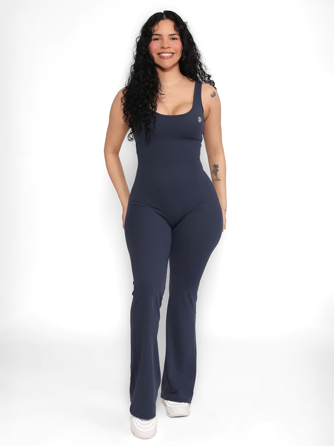 

LULU & SKY Basic Jumpsuit, Navy blue