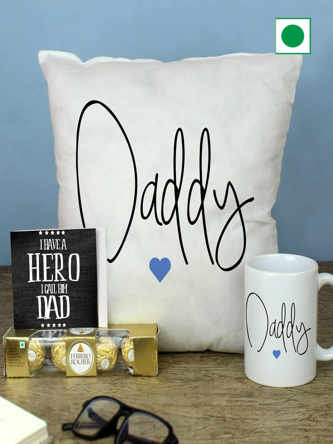 

TIED RIBBONS Fathers Day Chocolate Gift Hamper, White
