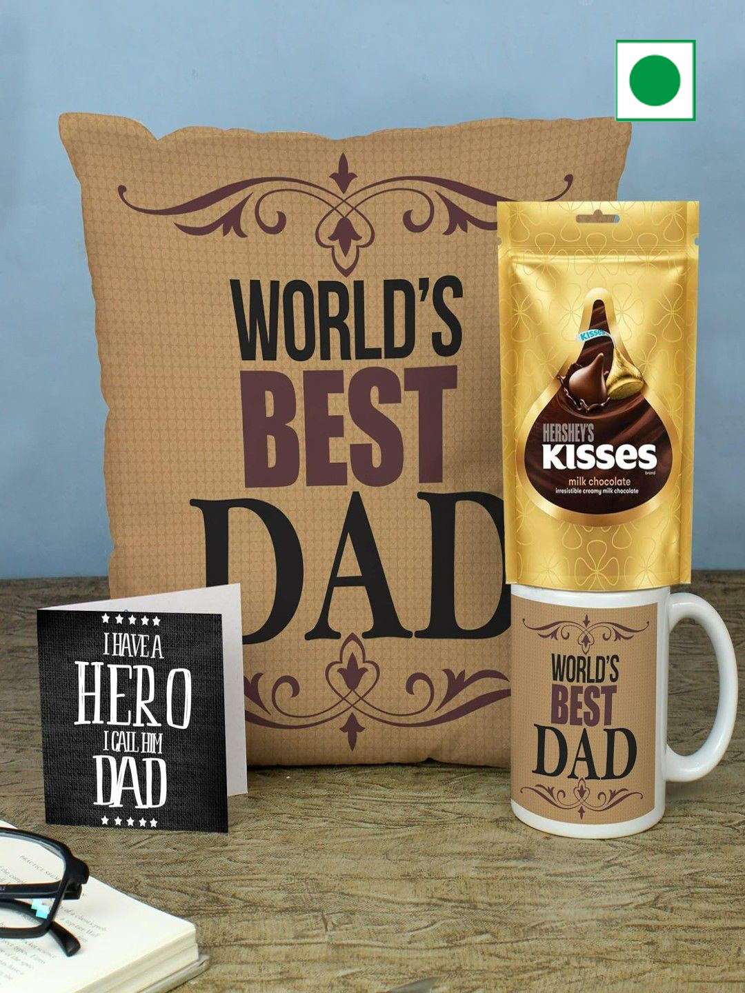 

TIED RIBBONS Set Of 4 Fathers Day Chocolate Gift Hamper, Multi