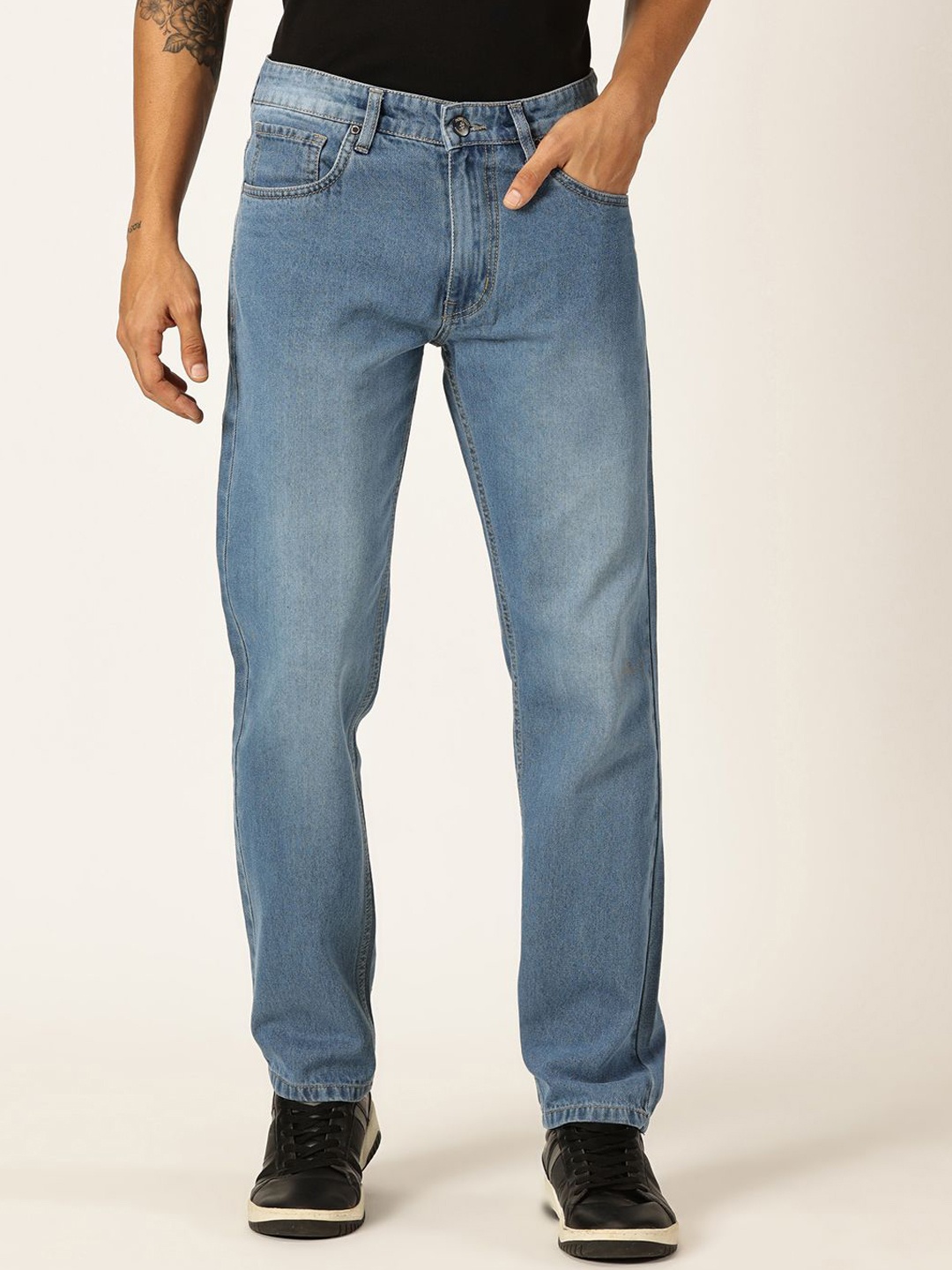 

Thomas Scott Men Smart Relaxed Fit Jeans, Navy blue