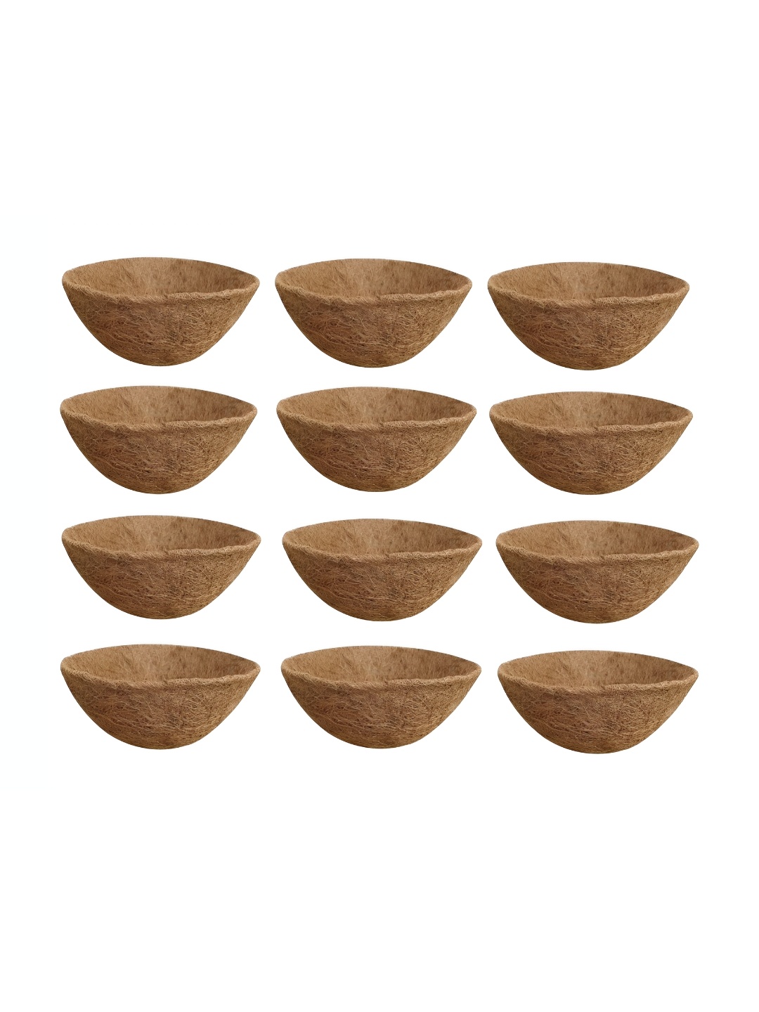 

Garden Deco 12 Pcs Wooden Eco-Friendly Planters, Brown