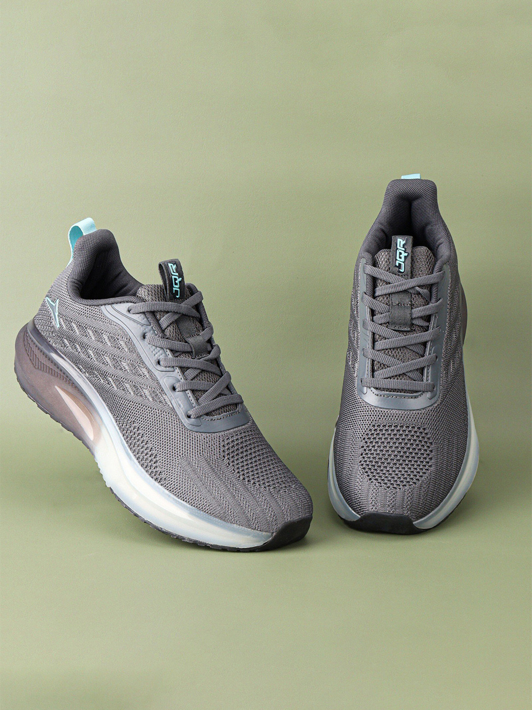 

JQR Men Mesh Running Non-Marking Shoes, Grey