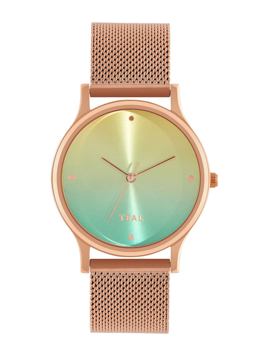 

TEAL BY CHUMBAK Women Stainless Steel Strap Analogue Watch 8907605135231, Green