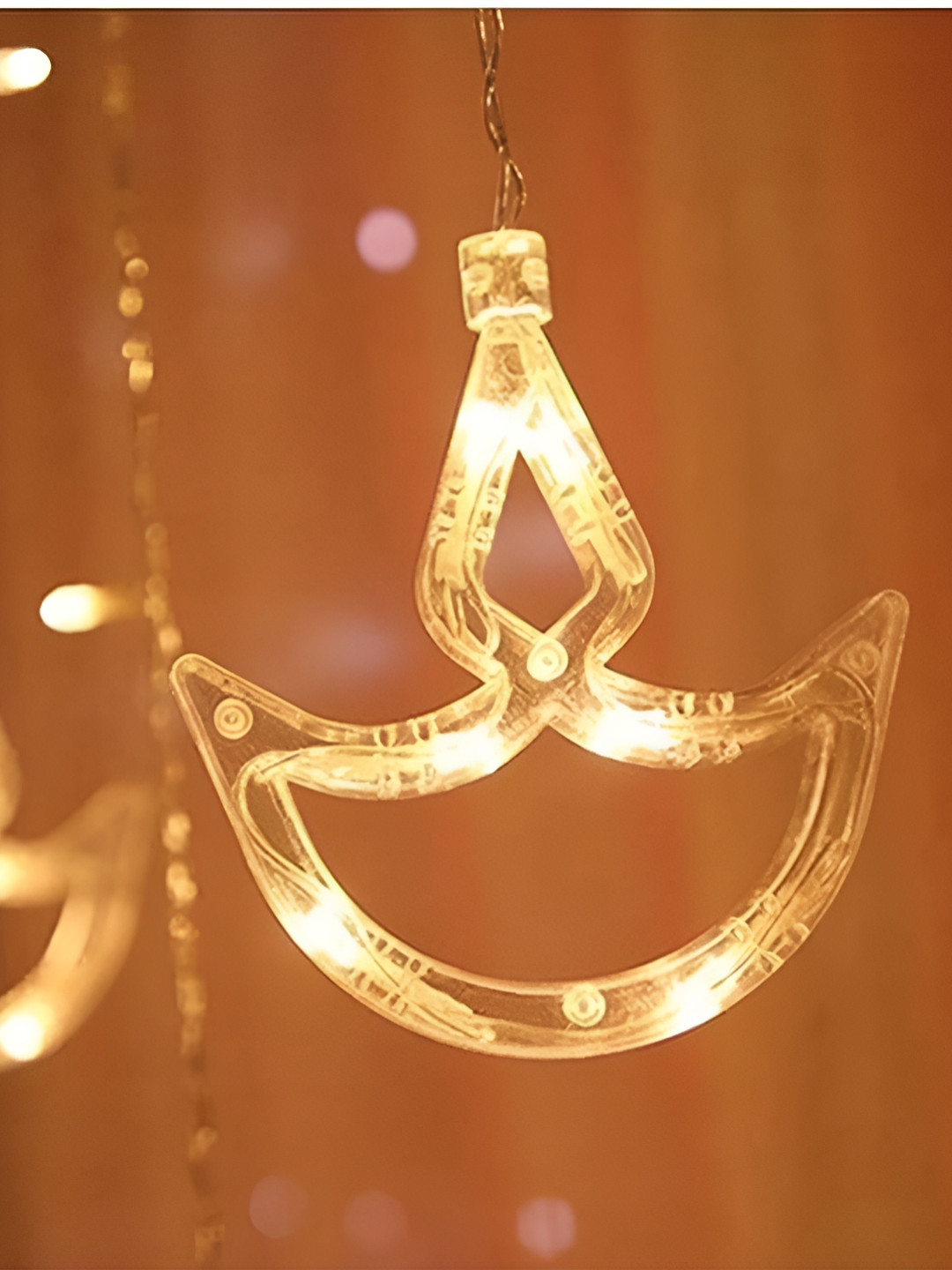 

SPARK WORLD Yellow Rice-Shaped LED String Lights
