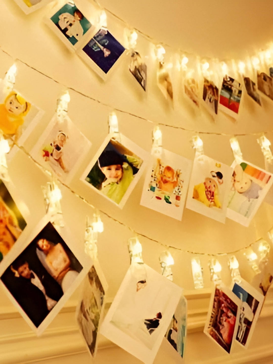 

SPARK WORLD Yellow LED Photo Clip String Lights