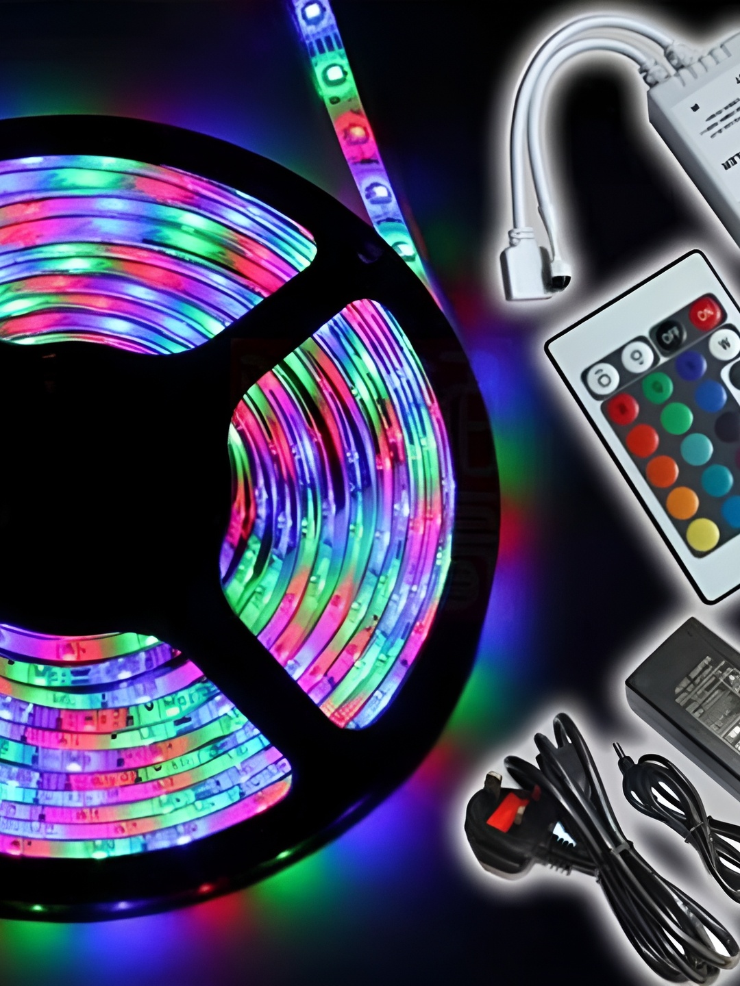 

SPARK WORLD Pink & Green Rice Shaped LED Strip Lights