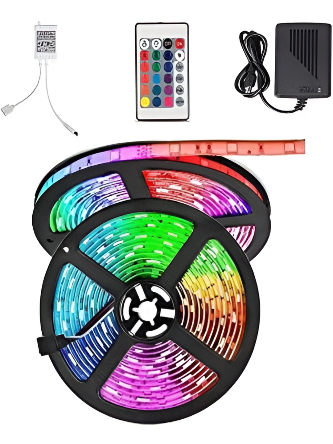 

SPARK WORLD Green & Blue Rice Shaped String Lights