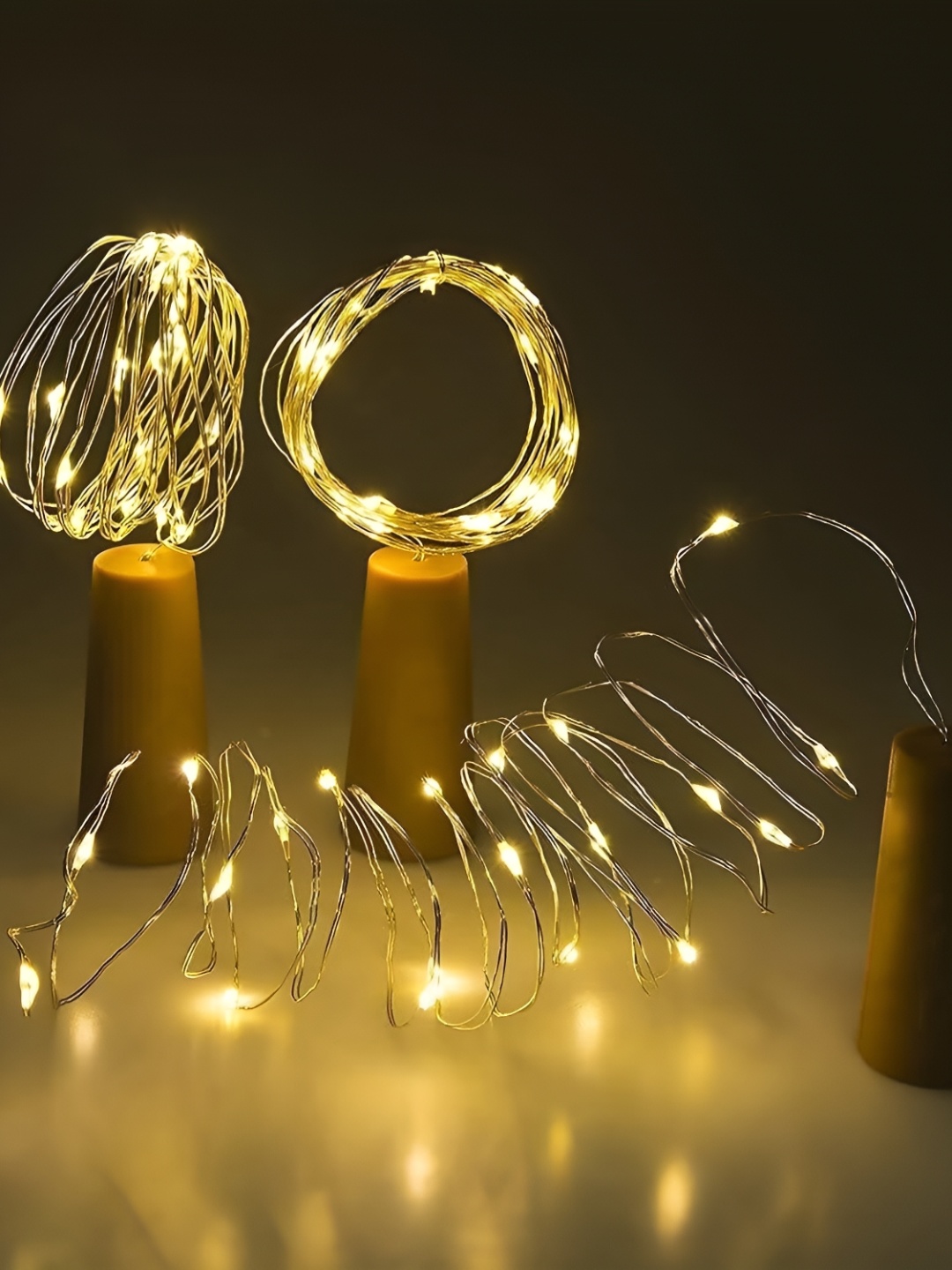 

SPARK WORLD Yellow Rice Shaped String Lights