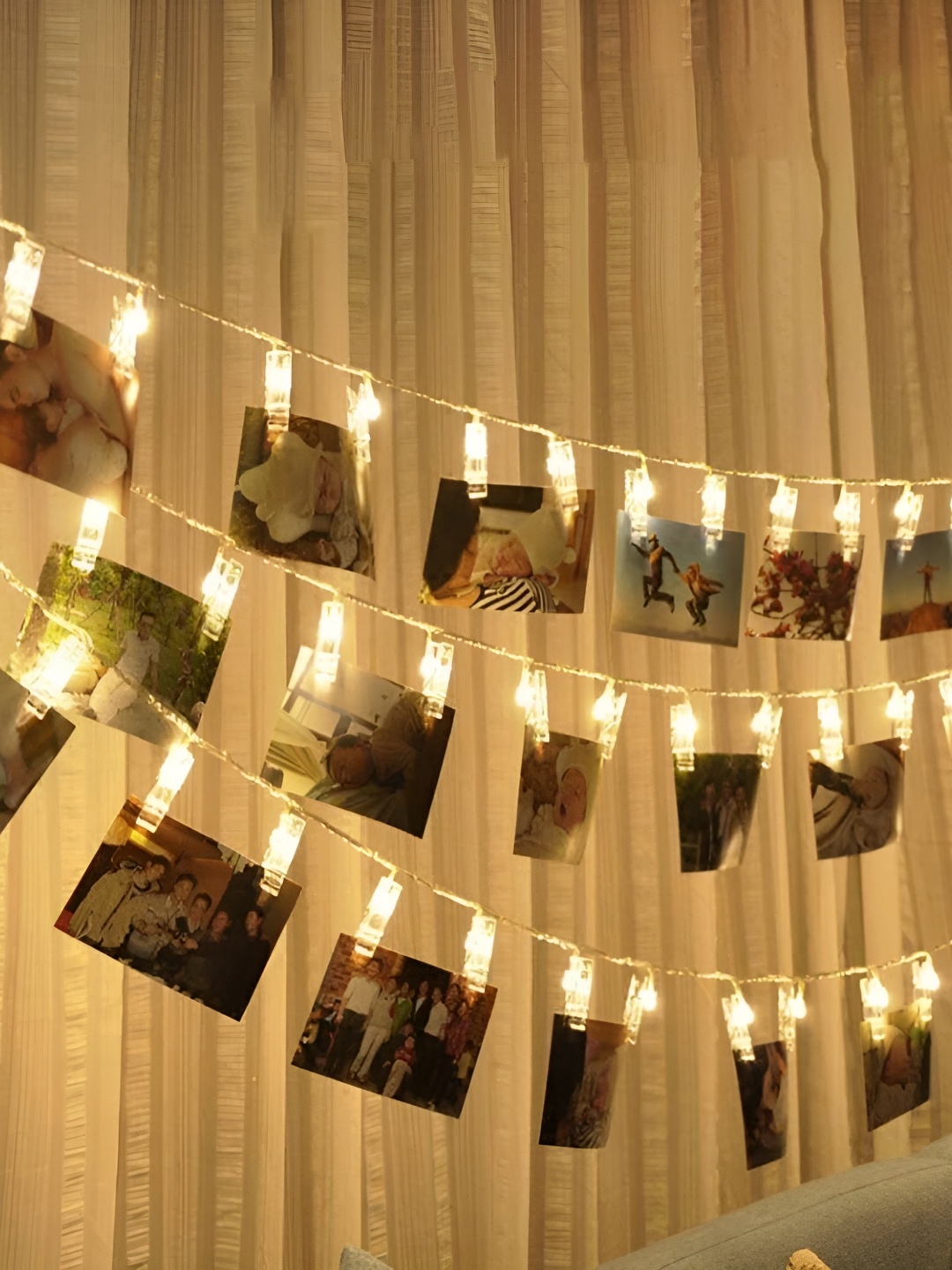

SPARK WORLD Yellow Rice Shaped String Lights