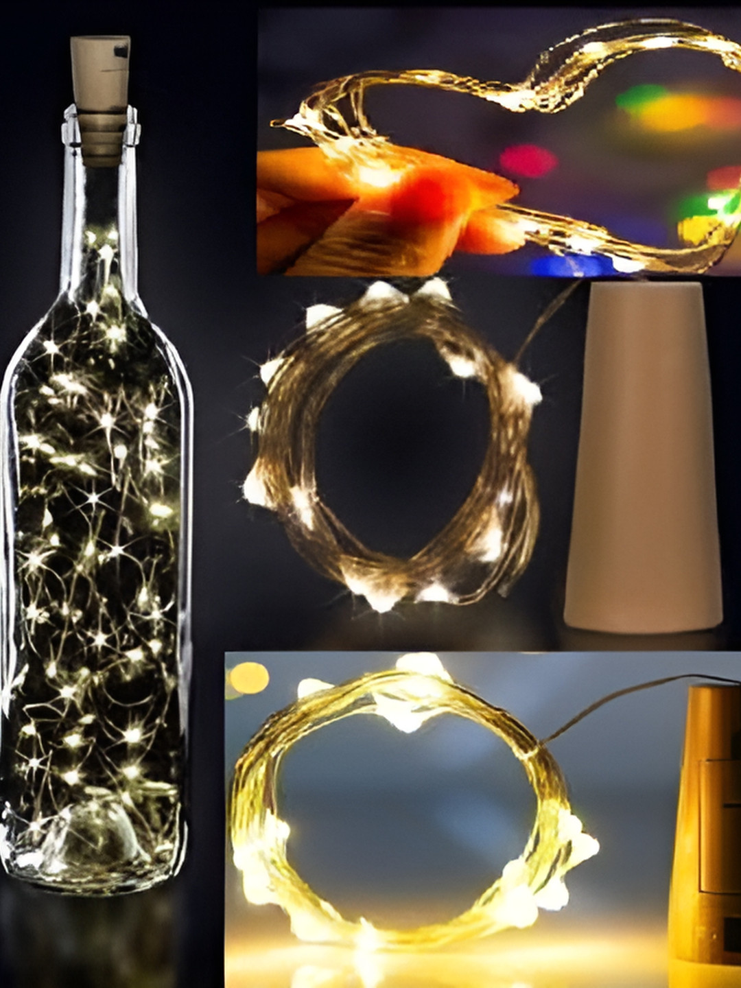 

SPARK WORLD Rice Shape White String Lights