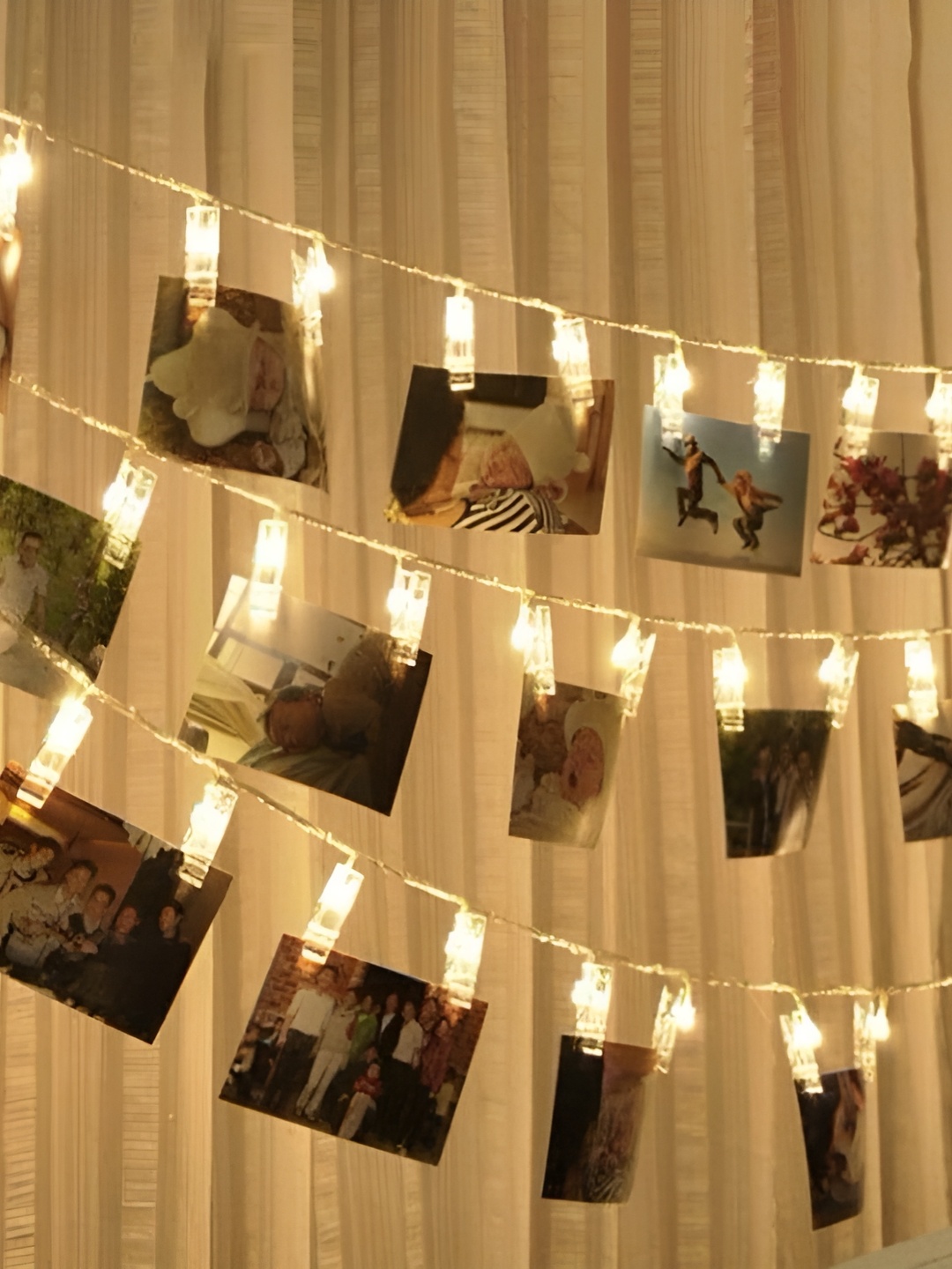 

SPARK WORLD Yellow Photo-Clip String Lights