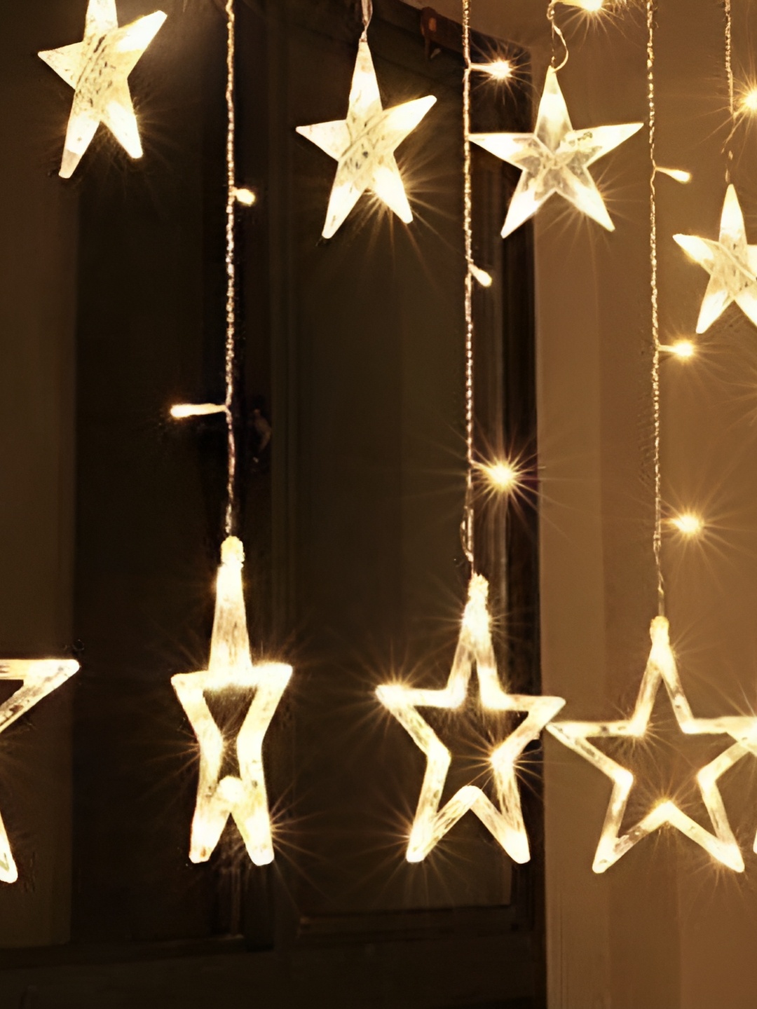 

SPARK WORLD Transparent Star Shaped String Lights