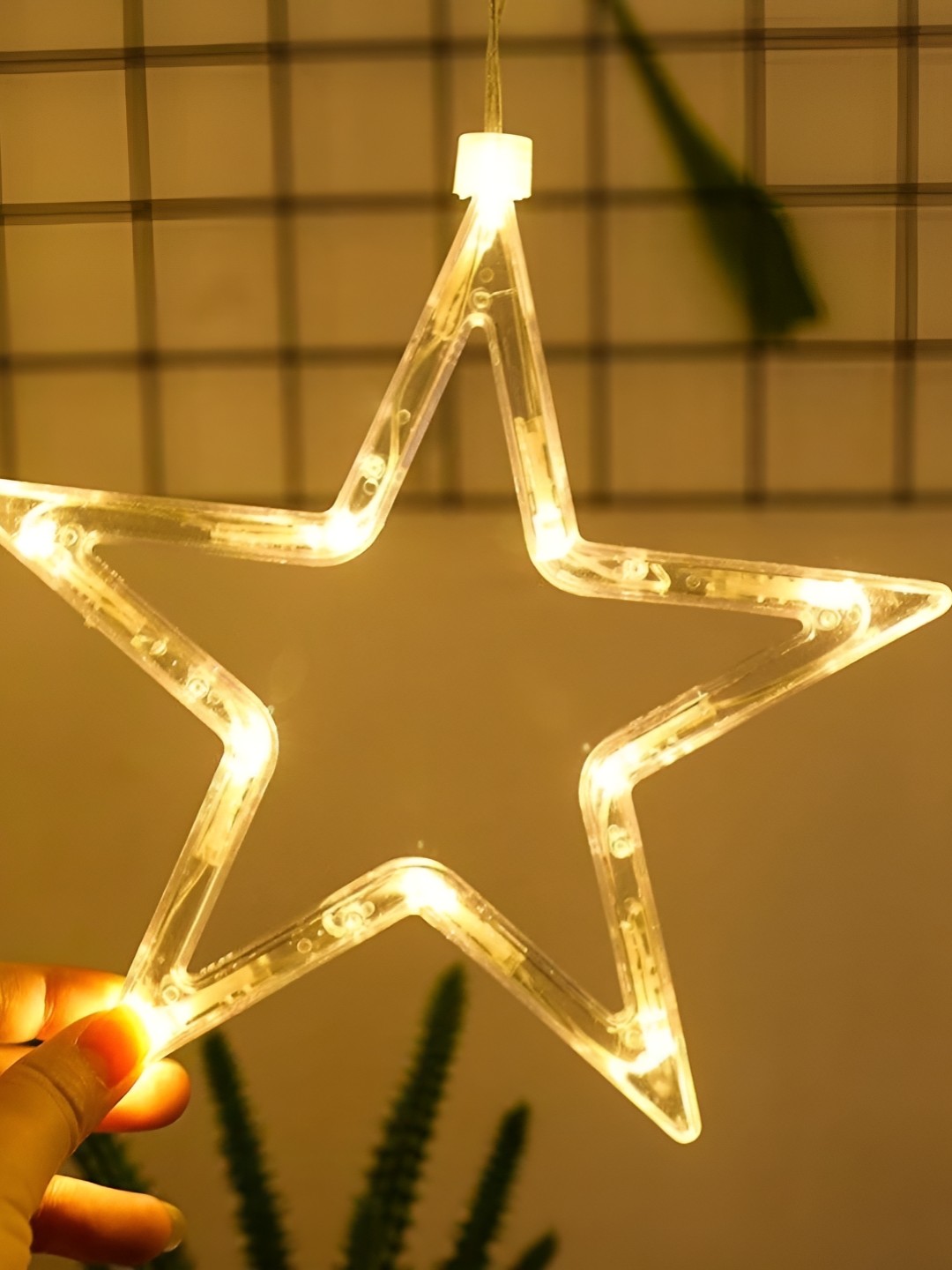 

SPARK WORLD Yellow Star Shaped String Lights