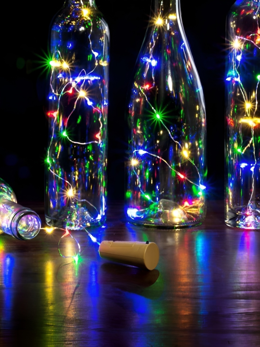 

SPARK WORLD Blue & Red Rice Shaped String Lights