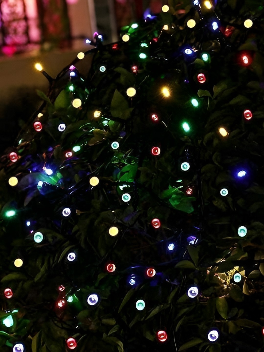 

SPARK WORLD Blue & Green Rice Shape String Lights