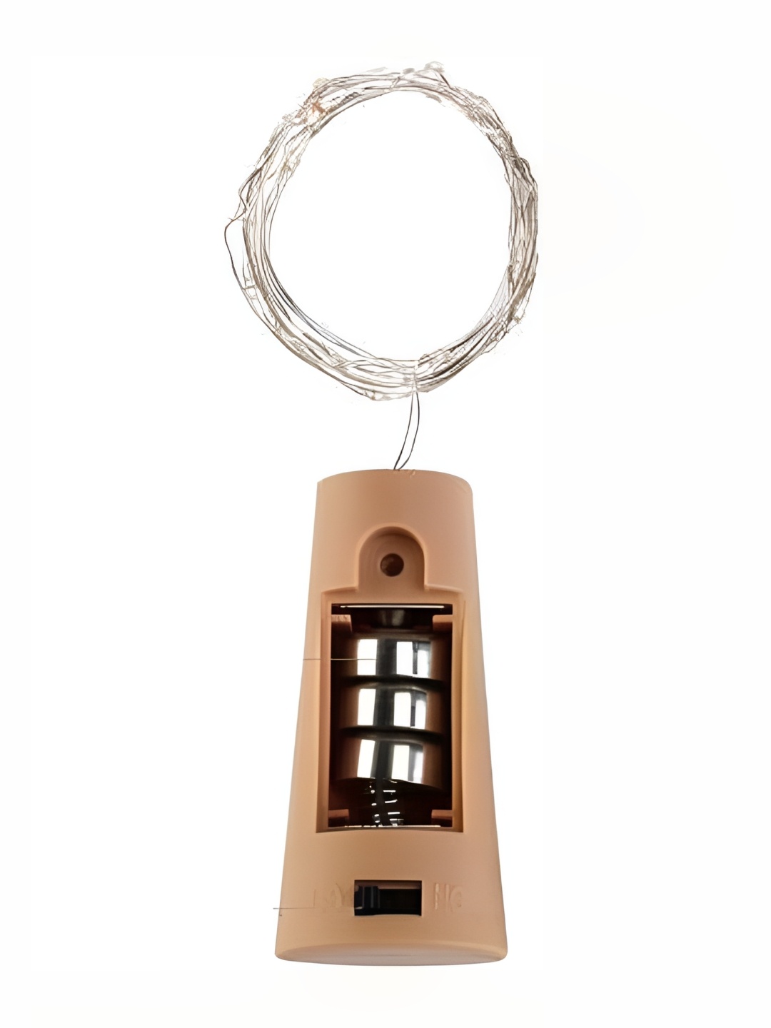 

SPARK WORLD Yellow Cork LED String Lights, Gold