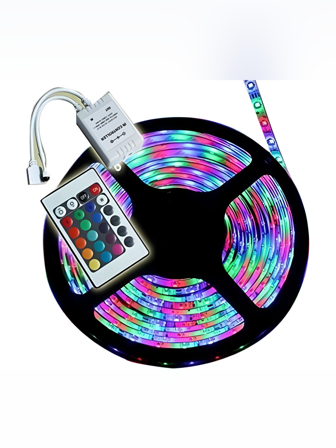 

SPARK WORLD Pink & Green LED String Lights, Blue