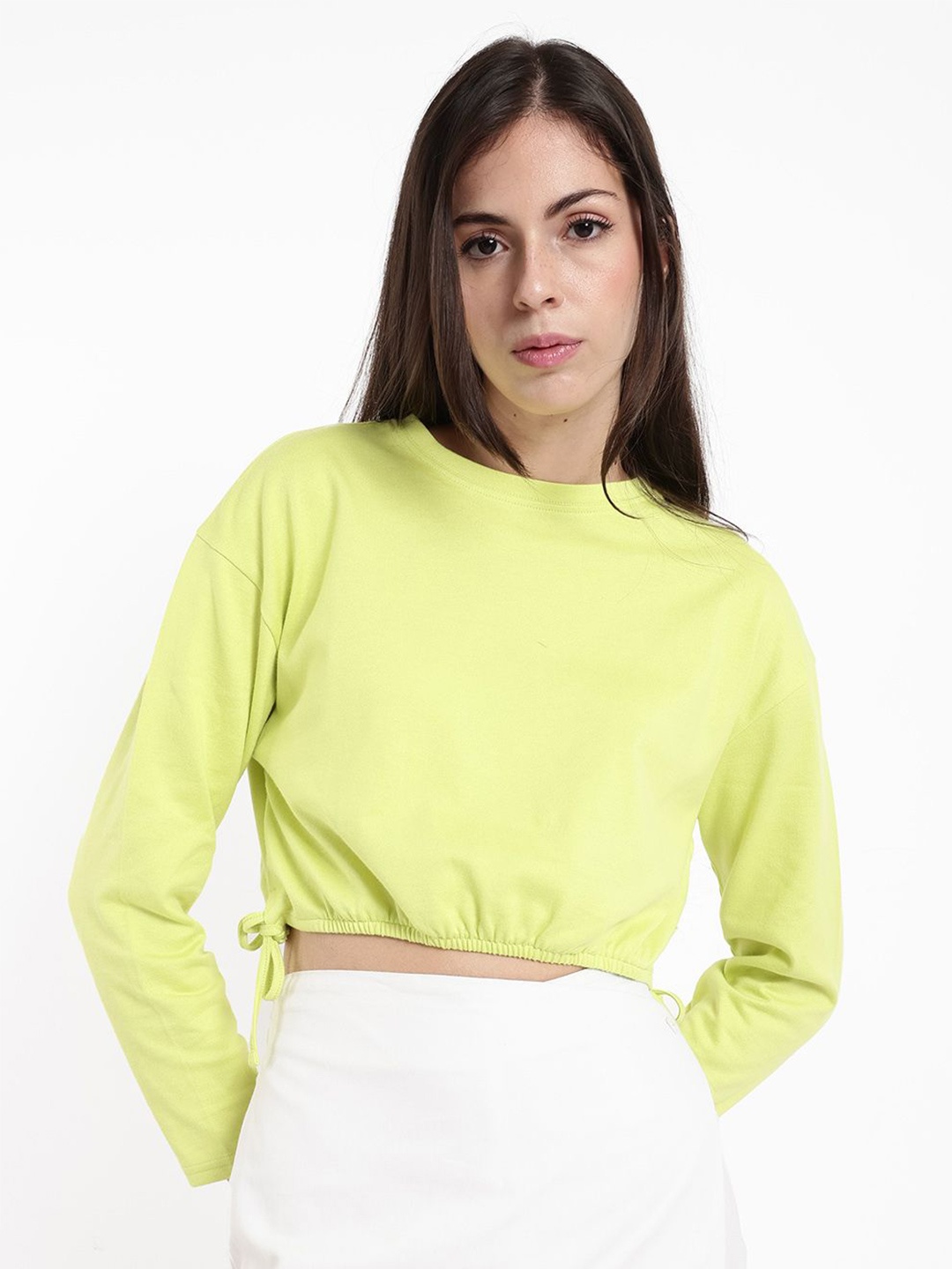 

RAREISM Cotton Styled Back Top, Green