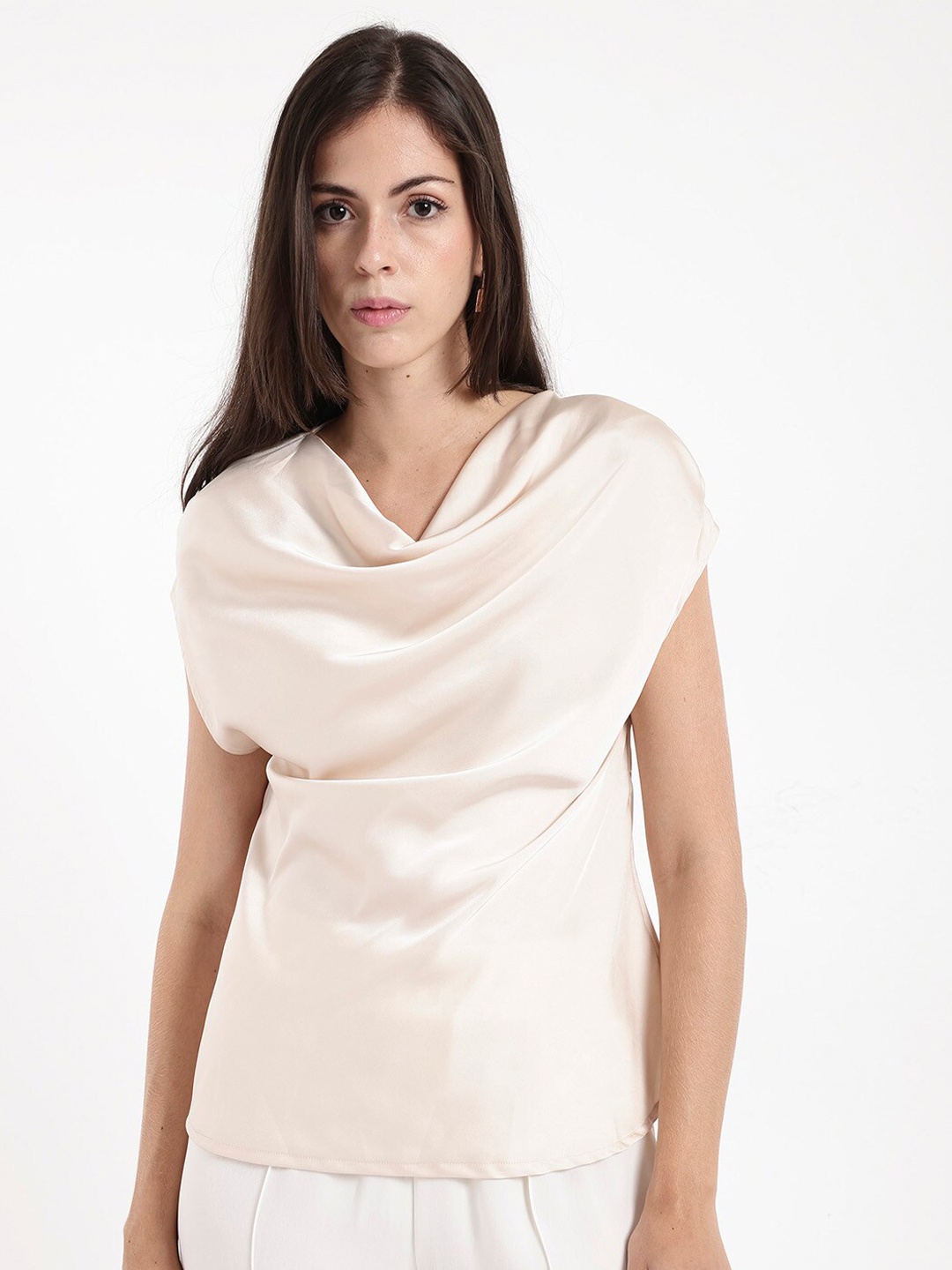 

RAREISM Extended Sleeves Top, Beige