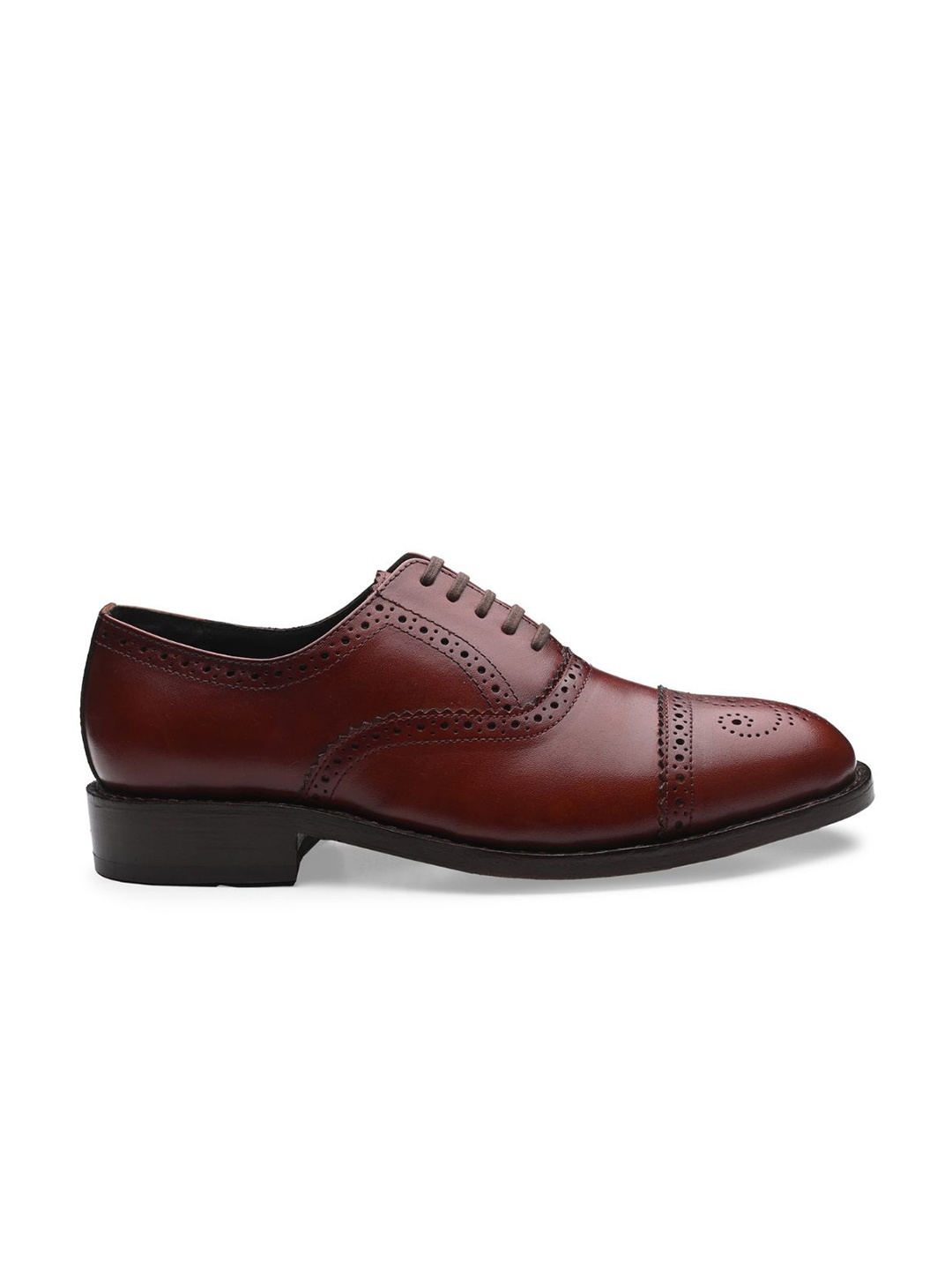 

LEGWORK Men Textured Formal Oxfords, Tan
