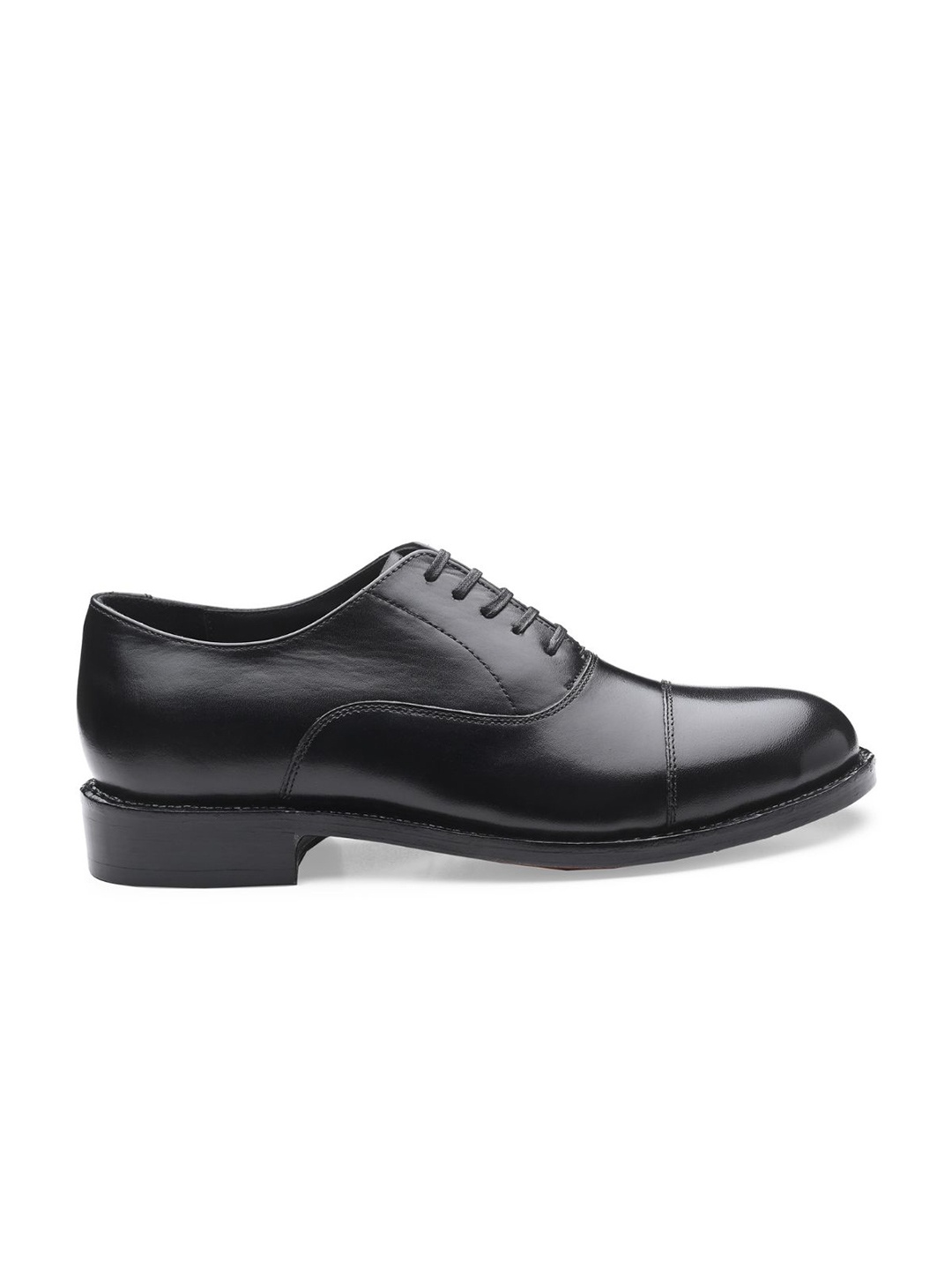 

LEGWORK Men Textured Formal Oxfords, Black