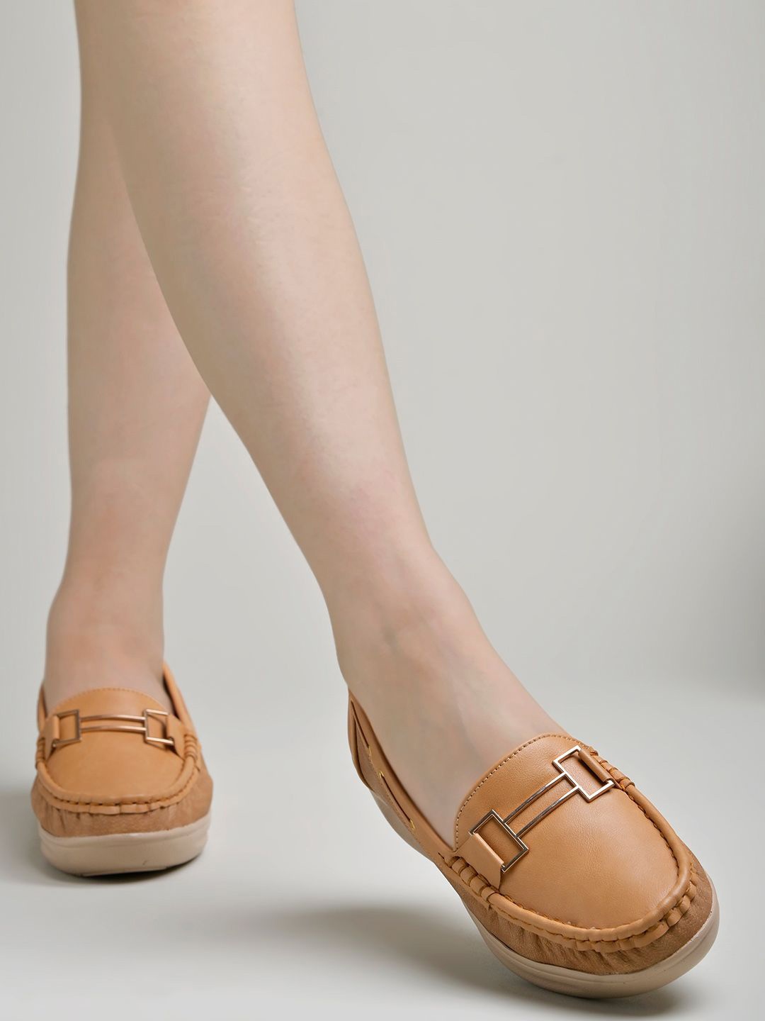 

Shoetopia Women Loafers, Tan