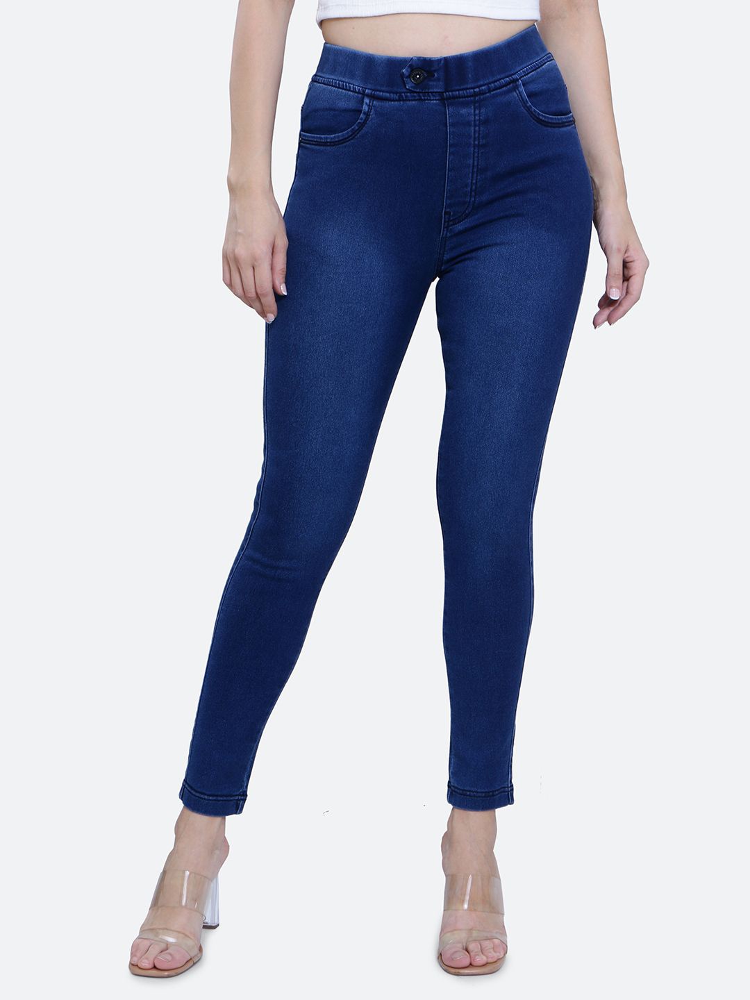 

FCK-3 Women Jeggings, Blue