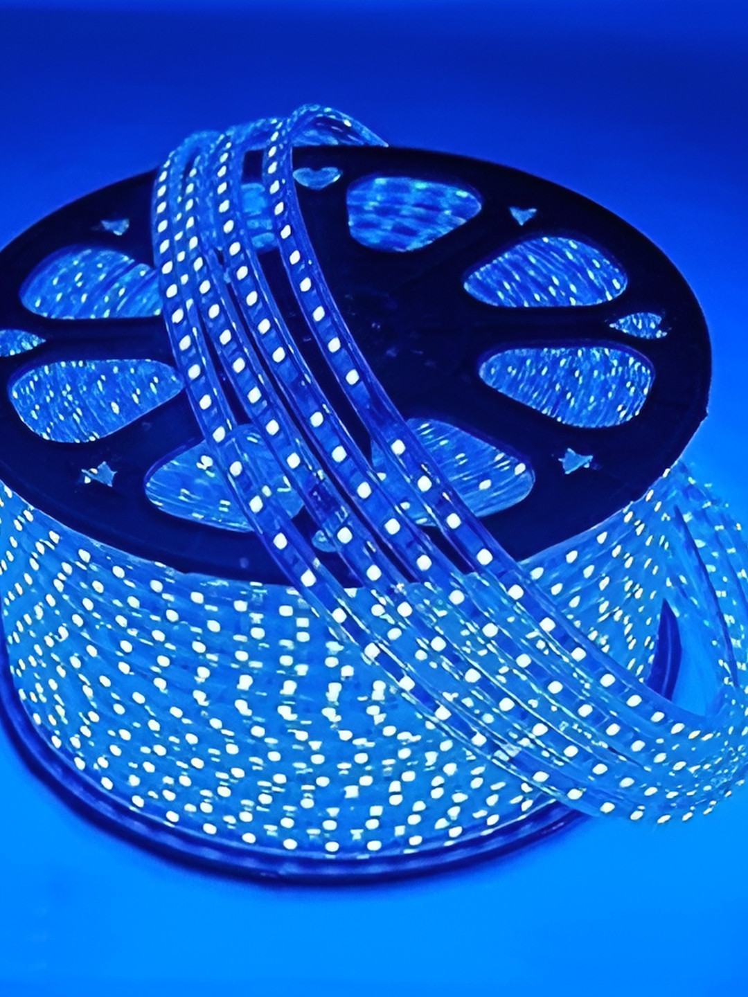 

SPARK WORLD Blue Rice Shape Rope String Lights
