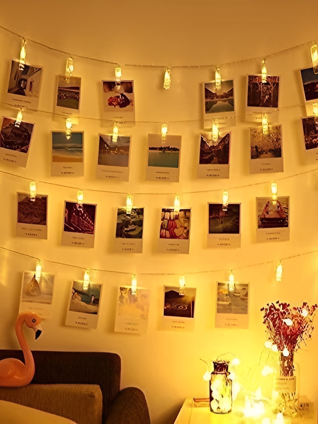 

SPARK WORLD Yellow Photo-Clip String Lights
