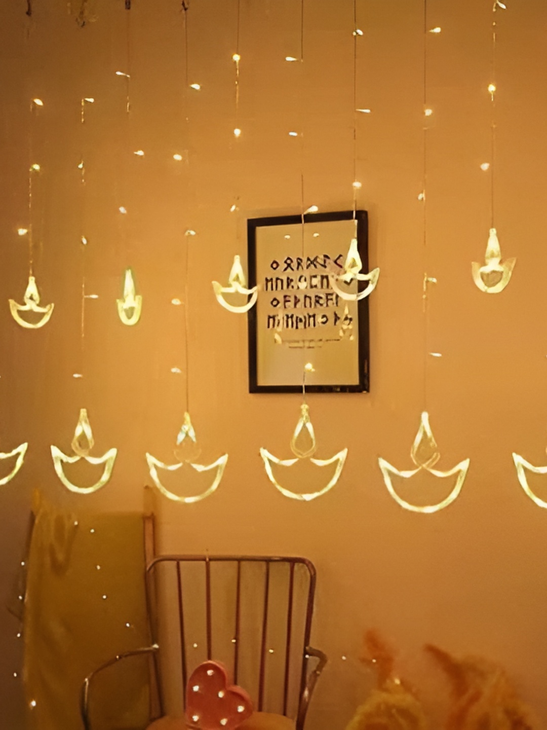 

SPARK WORLD Yellow LED Rice String Lights
