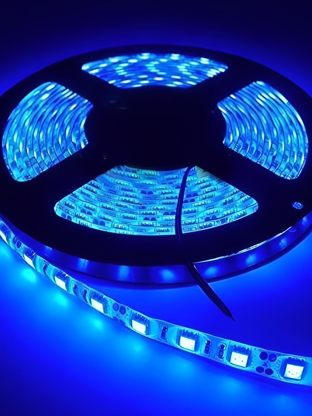 

SPARK WORLD Blue Rice Shape Rope String Lights