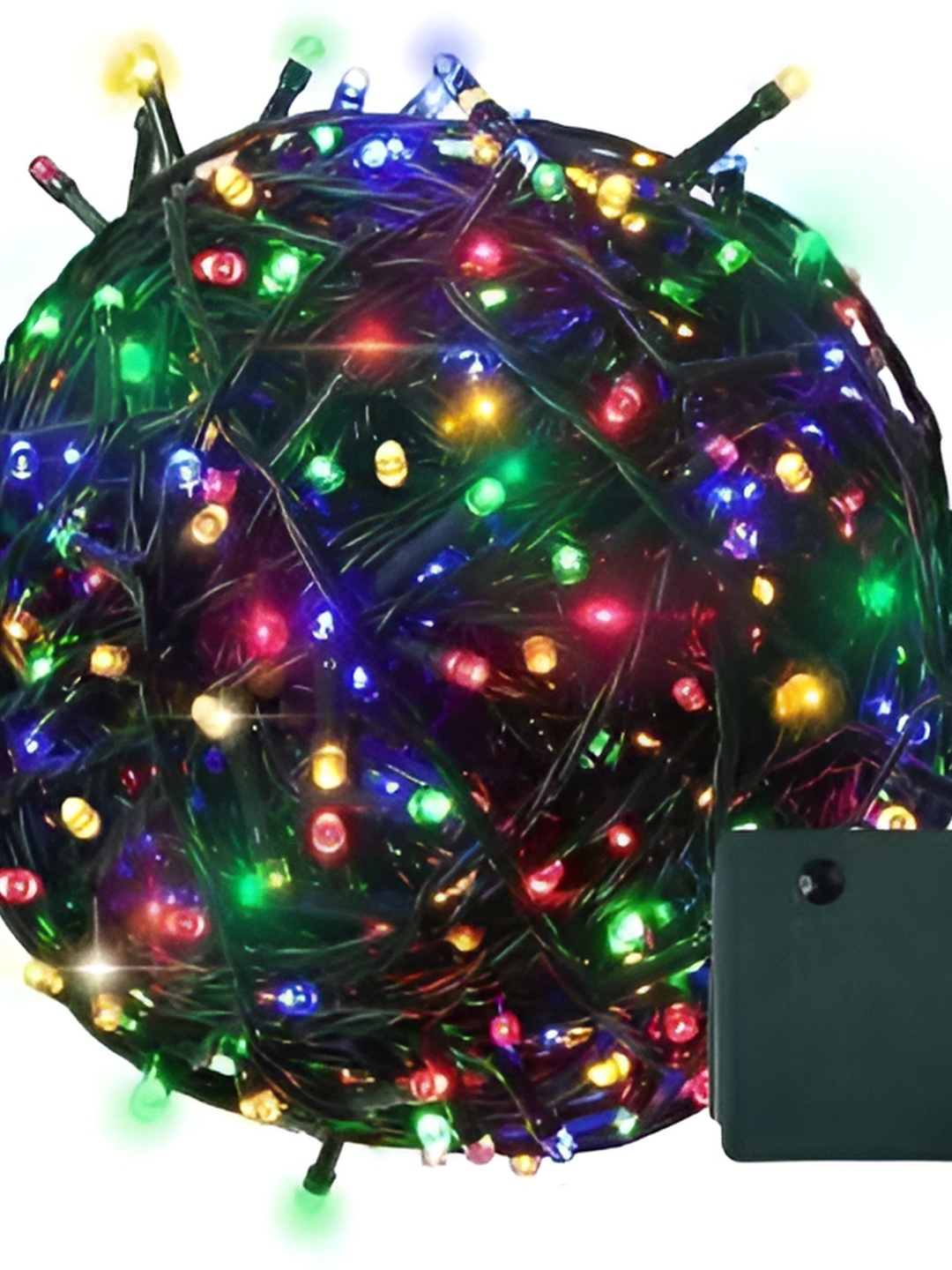 

SPARK WORLD Red & Green Rice-Shaped String Lights