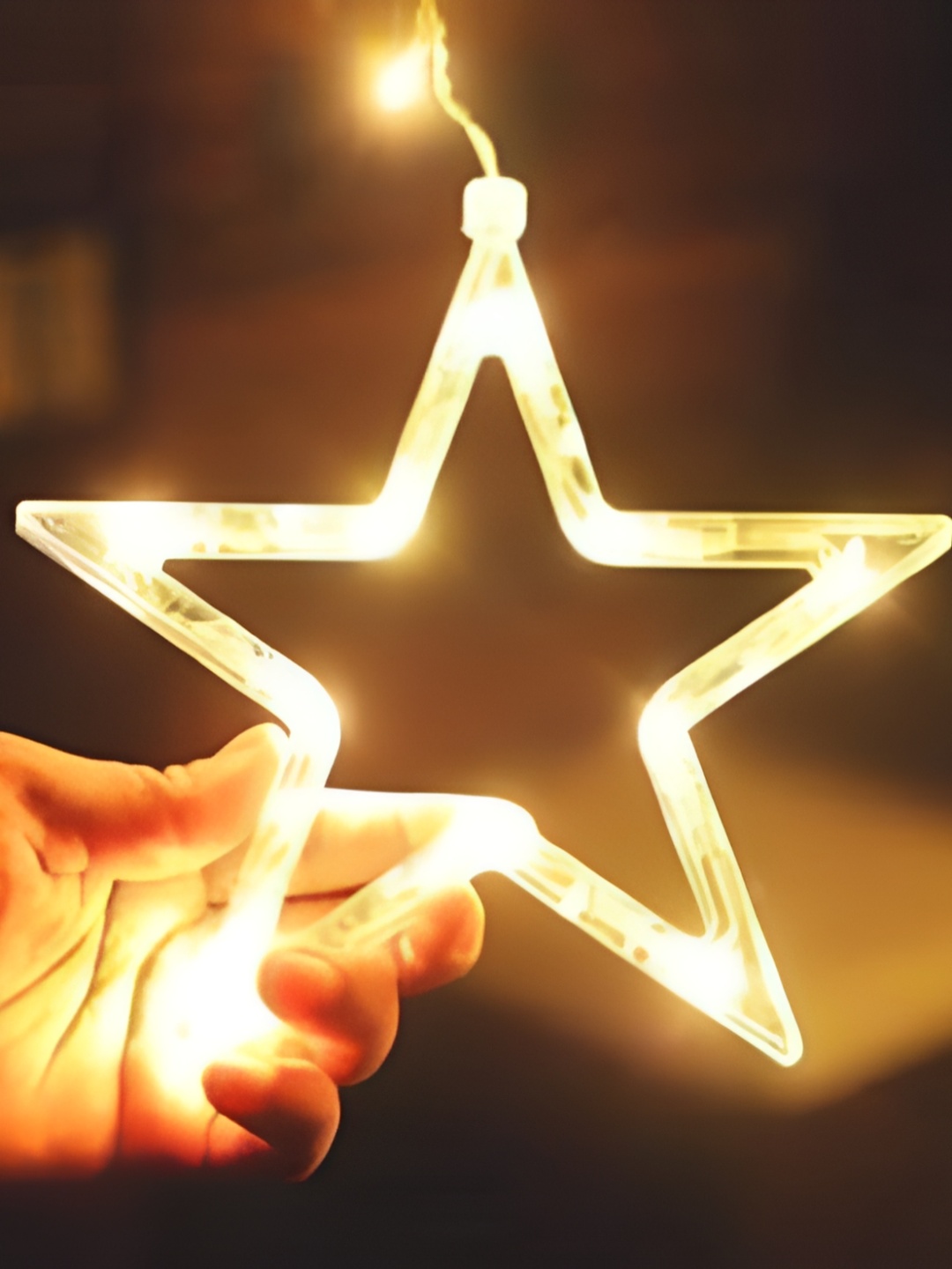 

SPARK WORLD Yellow Star Shaped Bulb String Lights