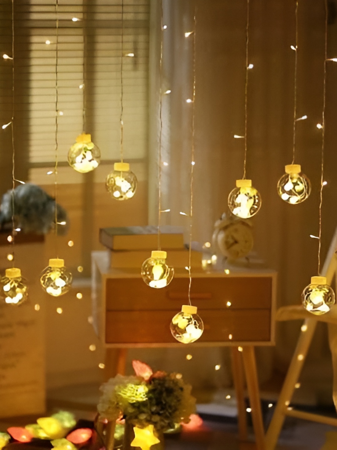 

SPARK WORLD Yellow LED Hanging String Lights