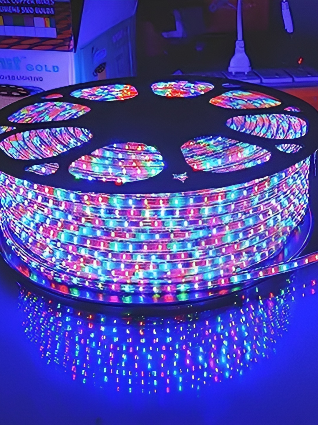 

SPARK WORLD 120 Blue & Green Rope Neon LED String Lights