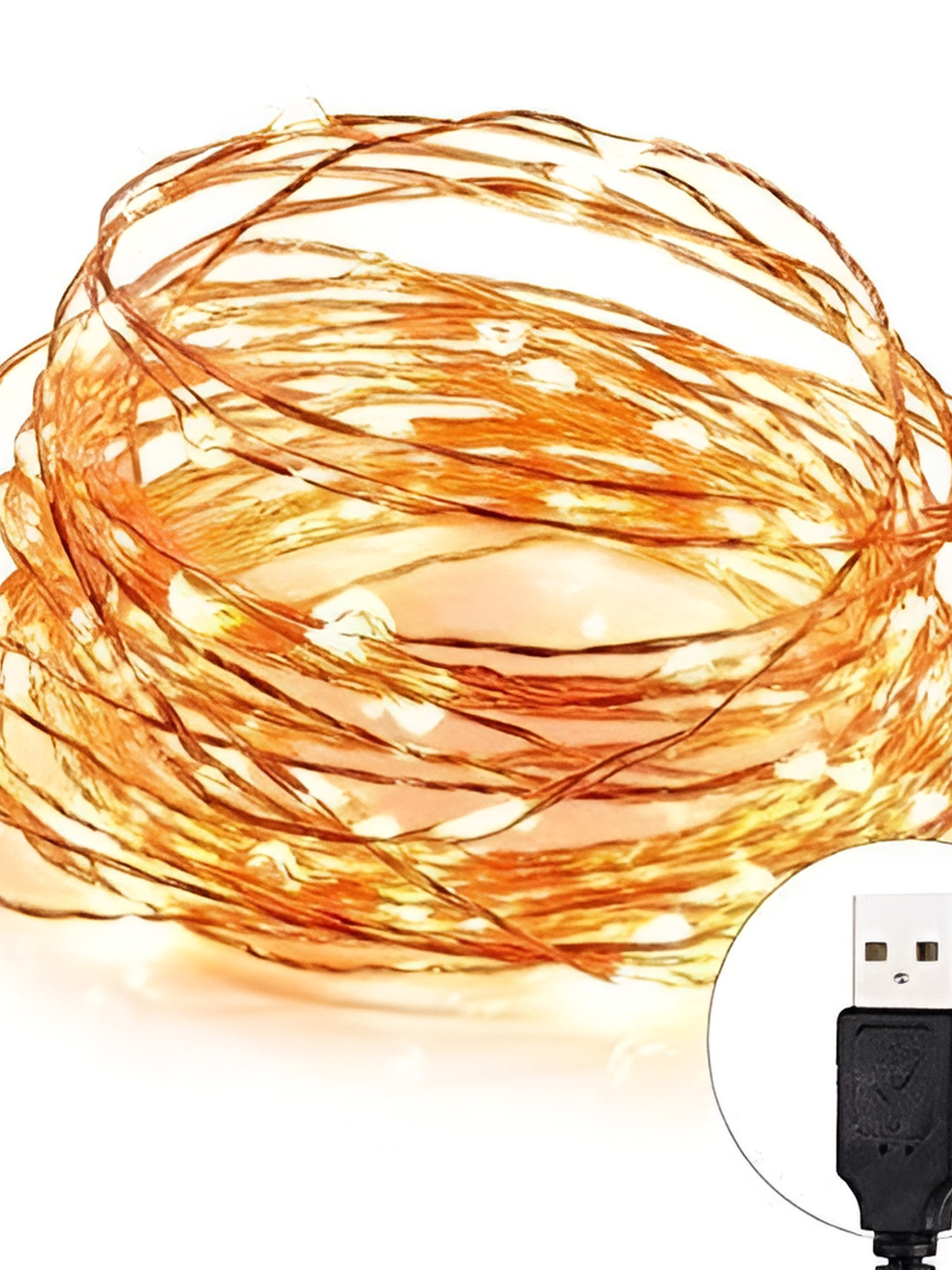 

SPARK WORLD White Rice Shaped String Lights