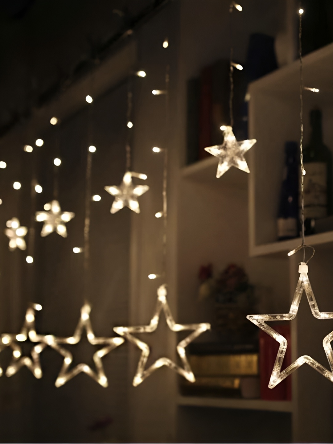 

SPARK WORLD Yellow Star Shaped String Lights