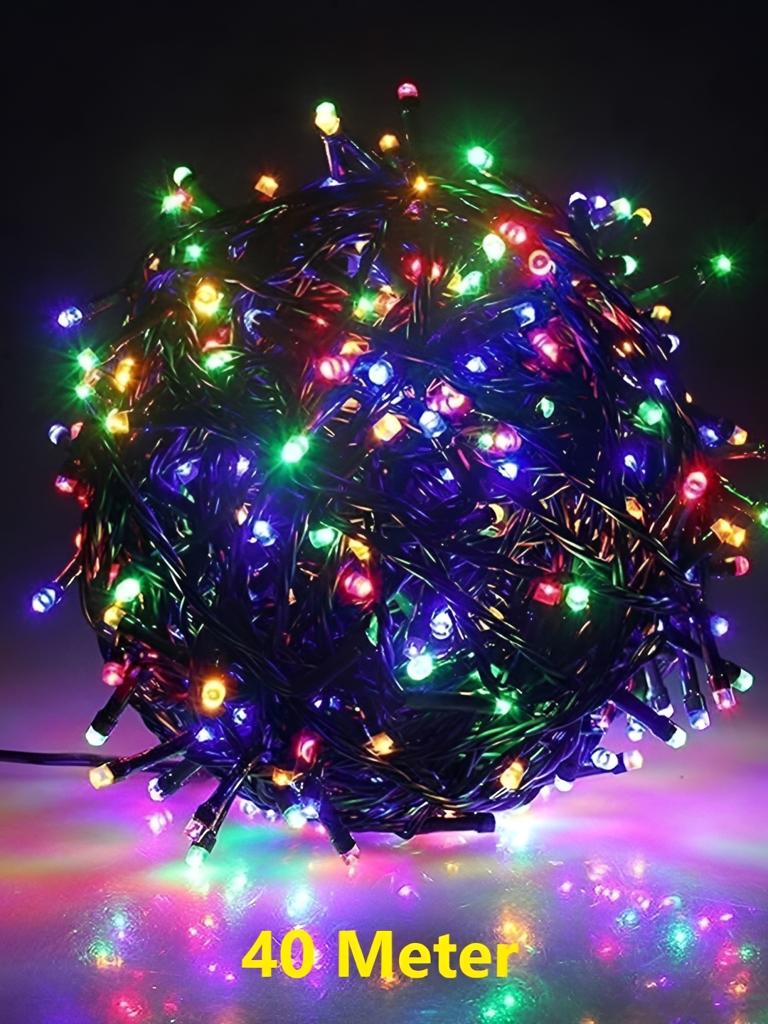

SPARK WORLD Blue 96 LED Bulb String Lights