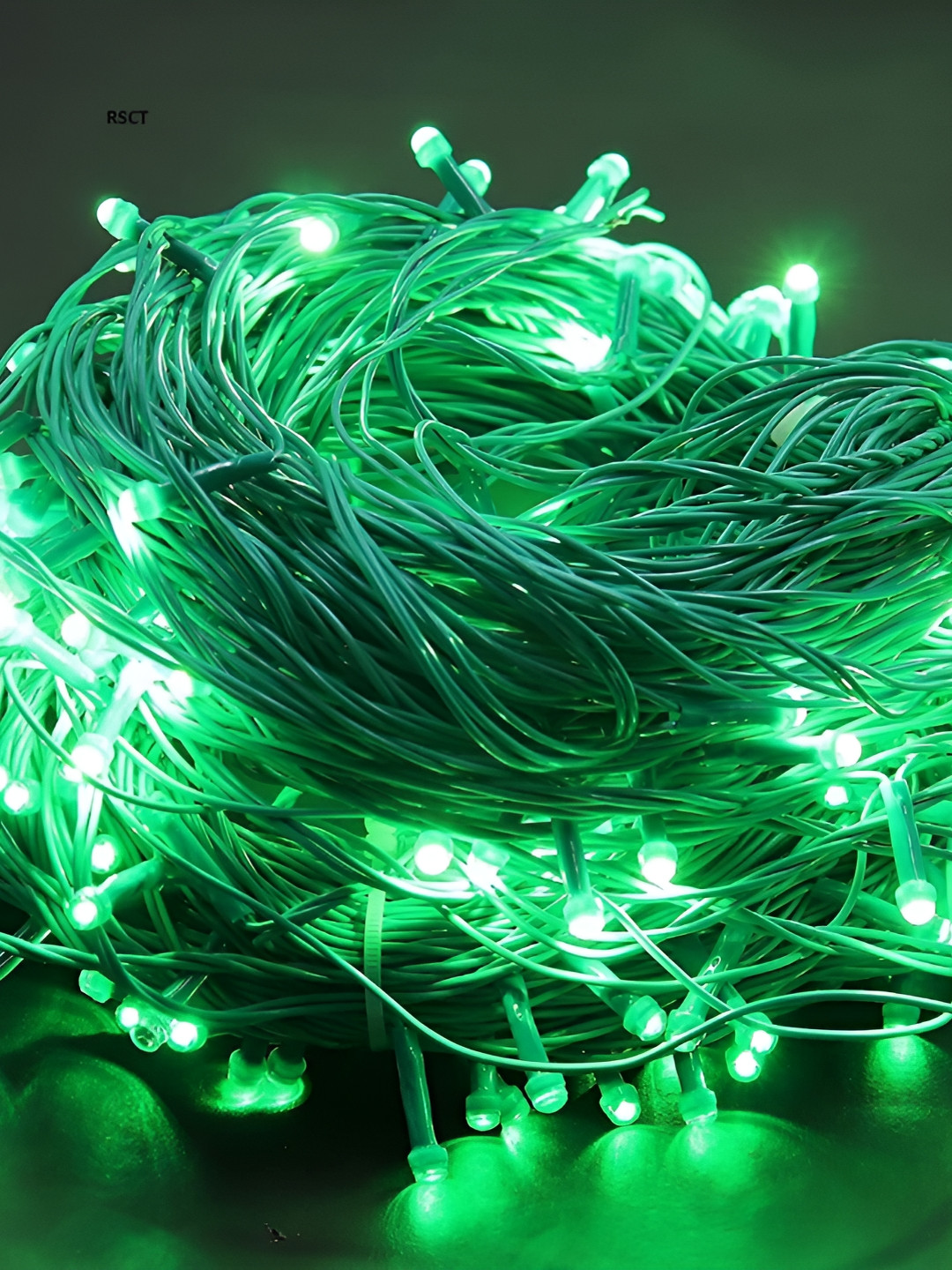 

SPARK WORLD Green Rice Shape LED Fairy String Lights