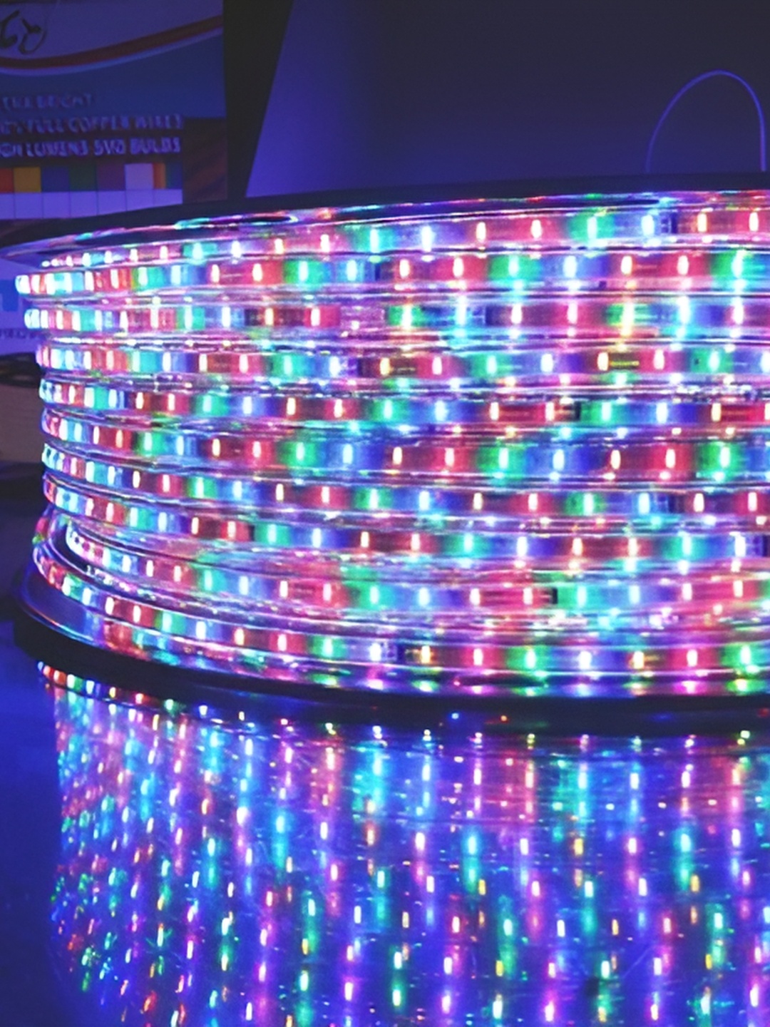 

SPARK WORLD Red & Blue Rice Shape LED Fairy String Lights