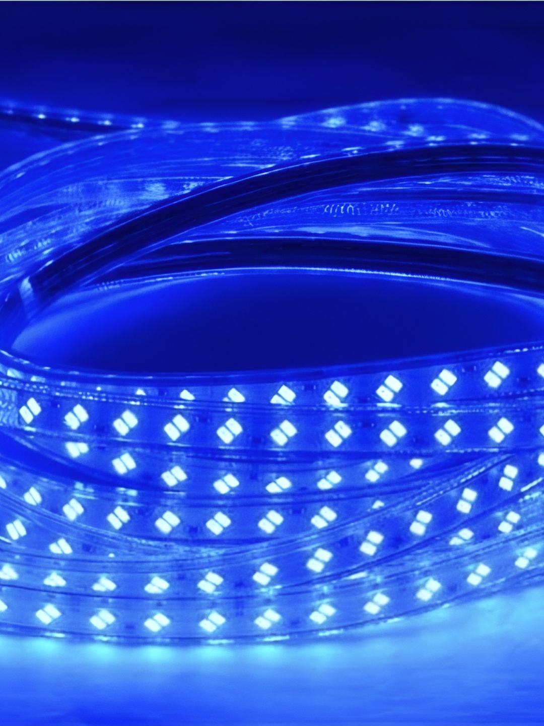 

SPARK WORLD Blue Rice Shape Rope Neon LED String Lights