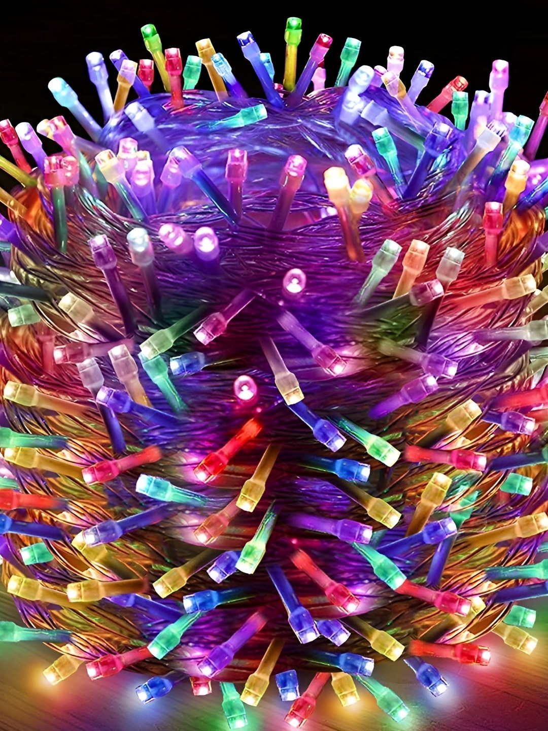 SPARK WORLD Red & Green Rice Shape LED Fairy String Lights